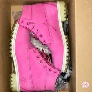 Pink Timberlands